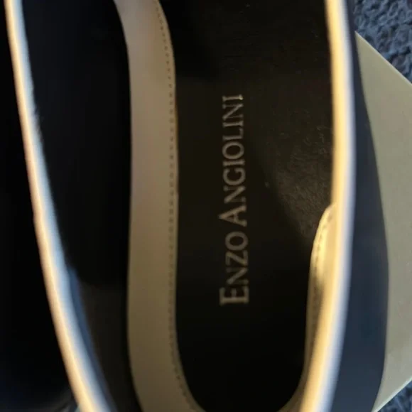 Enzo Angiolini Black and White Loafers - Picture 2 of 8